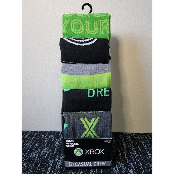 Xbox Underwear & Socks Xbox Crew Socks Official Merch Size 82
